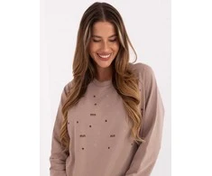 Relevance Bluzka-RV-BZ-A876.52-ciemny bezowy