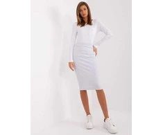 Relevance Spódnica-RV-SD-9186.39P-šviesiai pilka