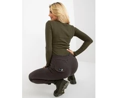 Relevance Sportinės kelnės - RV-DR-8369.89P - tamsi chaki