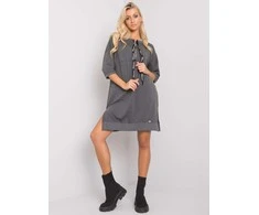 Relevance Suknelė-RV-SK-6273.47P-tamsiai pilka