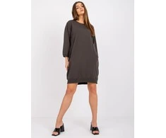 Relevance Suknelė-RV-SK-6839.95-tamsus chaki