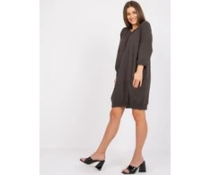 Relevance Suknelė-RV-SK-6839.95-tamsus chaki