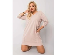 Relevance Suknelė-RV-SK-6847.59P-smėlio spalvos