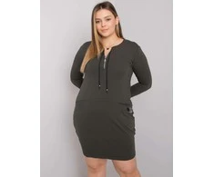 Relevance Suknelė-RV-SK-7241.43-tamsus chaki