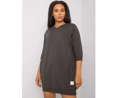 Relevance Suknelė-RV-SK-6847.59P-tamsi chaki