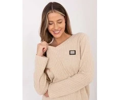 Relevance Sweter-RV-SW-A1025.80-smėlio spalva