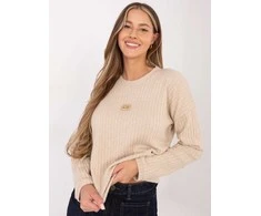 Relevance Sweter-RV-SW-A1026.52-smėlio spalva