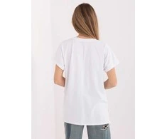 Relevance T-shirt-RV-TS-A1206.84-balta ir-geltona