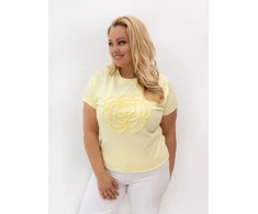 Relevance T-shirt-RV-TS-A1323.27P-jasny geltona