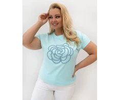 Relevance T-shirt-RV-TS-A1323.27P-mietowy