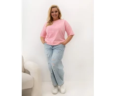 Relevance T-shirt-RV-TS-A1331.29P-jasny rožinė