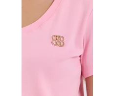 Relevance T-shirt-RV-TS-A1361.65-jasny rožinė
