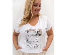 Relevance T-shirt-RV-TS-A1385.09P-balta