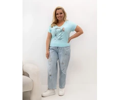 Relevance T-shirt-RV-TS-A1385.09P-mietowy