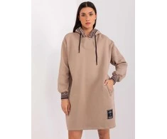Relevance Tunika-RV-TU-9224.95P-tamsiai smėlio spalvos