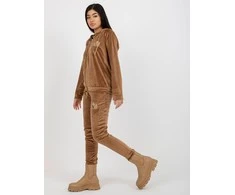 Relevance Veliūrinis komplektas moterims RV-KMPL-8443.98P-camelowy