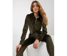 Relevance Veliūrinis treningas moterims RV-KMPL-6087-2.31X-khaki