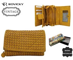 Rovicky Portfel damski sk&oacute;rzany R-N19-ZPT