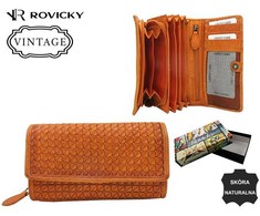 Rovicky Portfel damski sk&oacute;rzany R-N22-ZPT