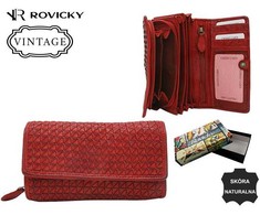 Rovicky Portfel damski sk&oacute;rzany R-N22-ZPT