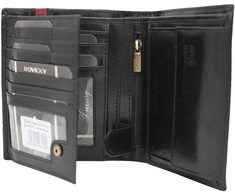 Rovicky Portfel męski skórzany 22317-RVTP Juodas+Raudonas