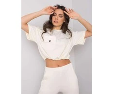Rue Paris Megztinis-217-BL-24290.81P-ekru