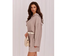 Rue Paris Bluza-IT-BL-10362.24-ciemny bezowy