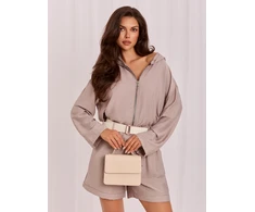 Rue Paris Bluza-IT-BL-10362.24-ciemny bezowy