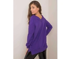 Rue Paris Džemperis moterimRV-BL-5850.11X-ciemny violetinė