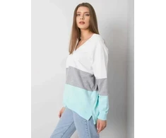 Rue Paris Megztinis-RV-BL-5972.07-balta-pilka