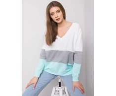 Rue Paris Megztinis-RV-BL-5972.07-balta-pilka