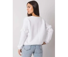 Rue Paris Megztinis-RV-BL-7329.99-baltas