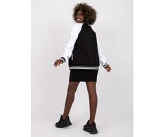 Rue Paris Megztinis-RV-BL-7351.28X-juodai baltas