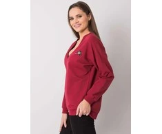 Rue Paris Megztinis-RV-BL-7370.78P-bordo