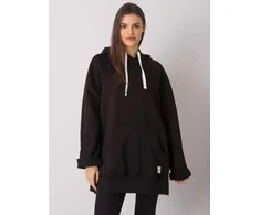 Rue Paris Megztinis-RV-BL-7371.00P-juodas