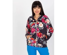 Rue Paris Megztinis-RV-BL-8143.83P-juoda-raudona