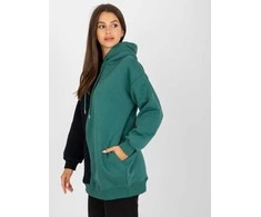 Rue Paris Megztinis-RV-BL-8233.32X-juoda-žalia