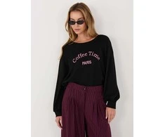Rue Paris Bluza-RV-BL-A1220.11-juoda
