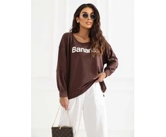 Rue Paris Bluza-RV-BL-A1221.13-ciemny ruda