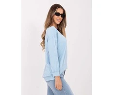 Rue Paris Bluza-RV-BL-A1221.13-šviesiai mėlyna