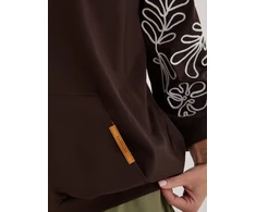 Rue Paris Bluza-RV-BL-A367-1.18P-ciemny ruda
