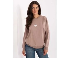 Rue Paris Bluza-RV-BL-A877.19P-ciemny bezowy