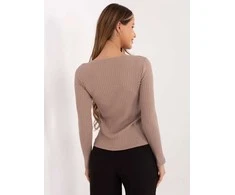 Rue Paris Bluzka-RV-BZ-A1045.99-ciemny bezowy