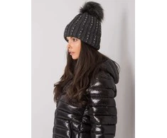 Kepurė Rue Paris Cap-JK-CZ-22.93-tamsiai pilka