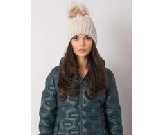 Kepurė Rue Paris Cap-JK-CZ-22.93-smėlio spalvos