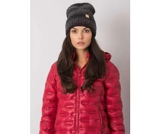 Kepurė Rue Paris Cap-JK-CZ-23.98-pilka-juoda