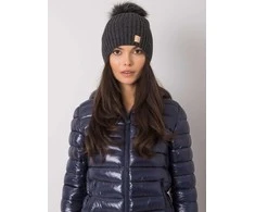 Kepurė Rue Paris Cap-JK-CZ-24.30-tamsiai pilka