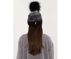 Kepurė Rue Paris Cap-JK-CZ-52.17-juodas