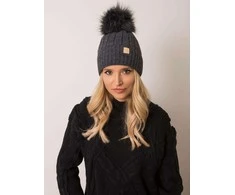 Kepurė Rue Paris Cap-JK-CZ-8.71-tamsiai pilka