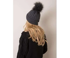 Kepurė Rue Paris Cap-JK-CZ-8.71-tamsiai pilka
